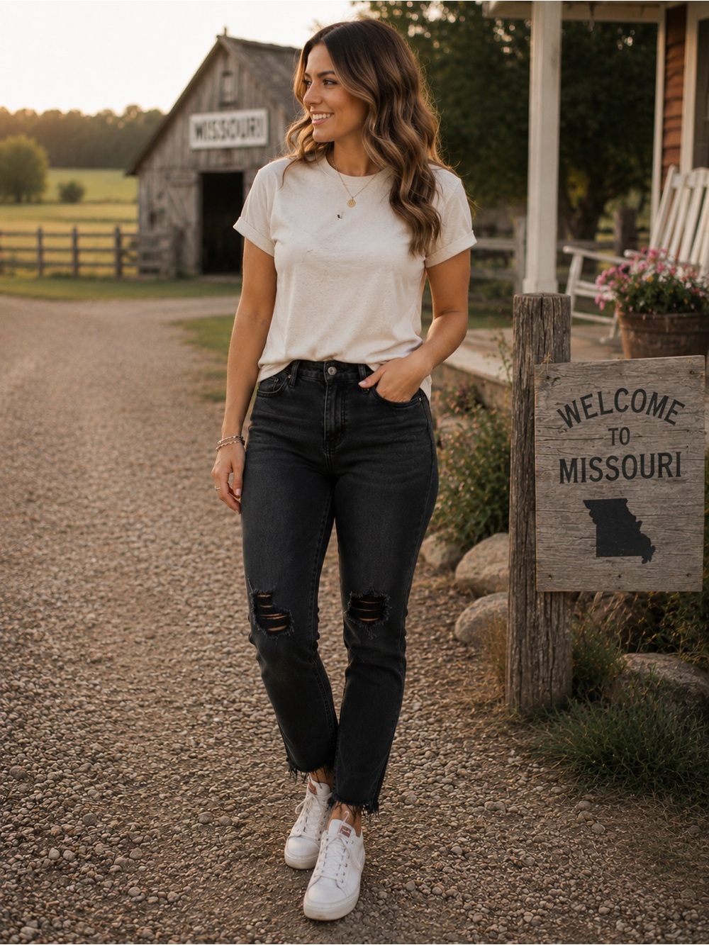 Judy Blue Black Skinny Jeans with Knee Distress